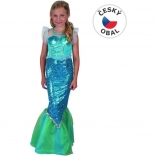 Rochie de carnaval Sirenă pentru copii 110-120 cm