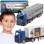 Woopie camion de marfă cu container cu efecte luminoase și sonore
