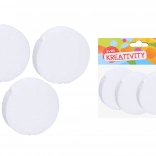 Roată decorativă din polistiren 10x2,5 cm, set 3 bucăți