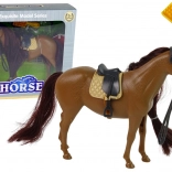 Figurină cal de pieptănat cu coamă maro