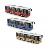 Autobuz metalic cu uși care se deschid