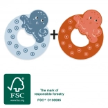 Literă de lemn O de la Small Foot