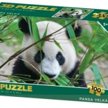 Puzzle 3D panda mare